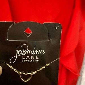 Jasmine Lane heart necklace #heartjewellery NWT!